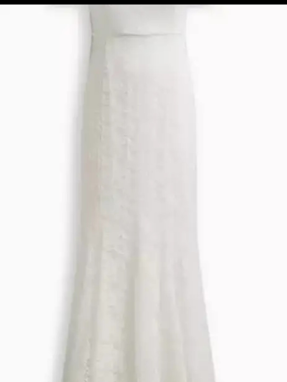 torrid White Lace Sleeve Bridal Gown NWOT - Picture 3 of 3